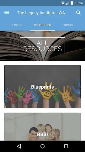 The Legacy Institute App Screenshot 2