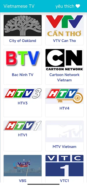 Vietnamese TV Screenshot 1