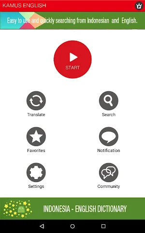 INDONESIA - ENGLISH DICTIONARY Screenshot 0