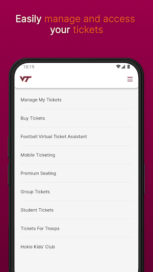 Virginia Tech HokieSports Screenshot 2