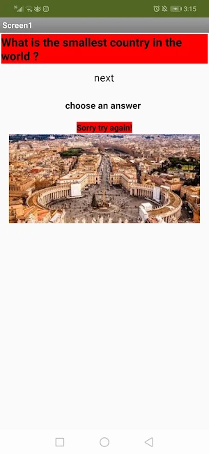 MCQ Quiz about the world Screenshot 2