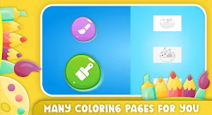 Fruits Coloring Book Game Screenshot 3