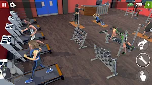 Gym Fitness Bodybuilding Sim Screenshot 3