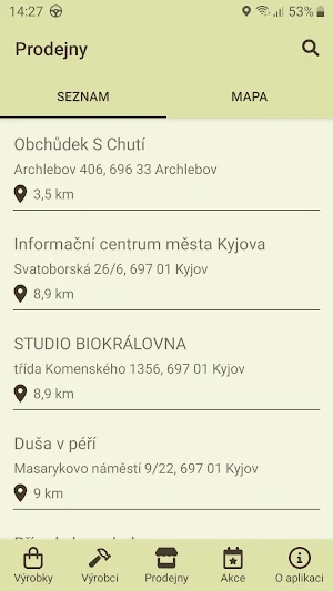 Regionální značky Screenshot 3
