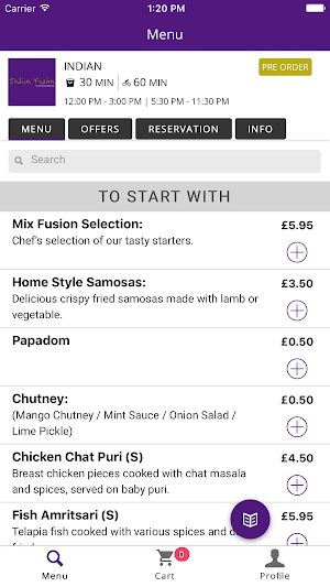 Indian Fusion Screenshot 0