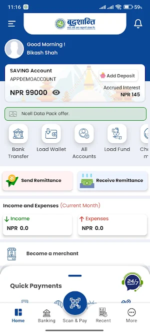 Buddhashanti Smart App Screenshot 1