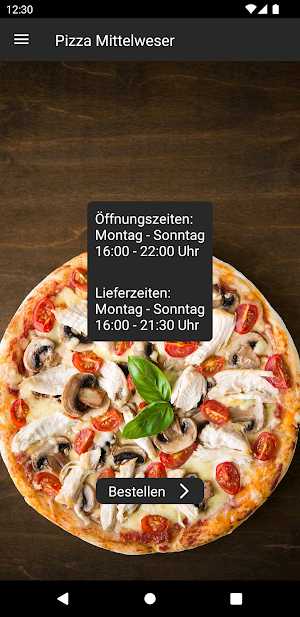 Pizza Mittelweser Screenshot 3