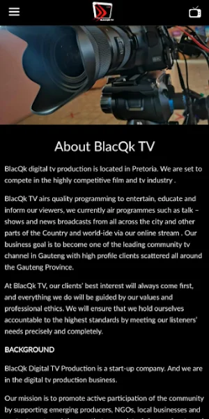 BlacQk TV Screenshot 1