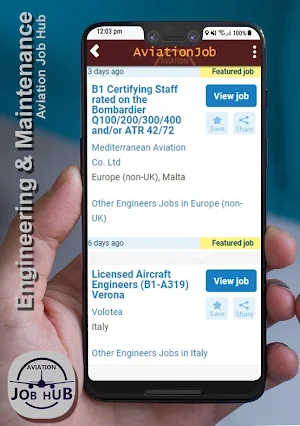 Aviation Job Hub Screenshot 1