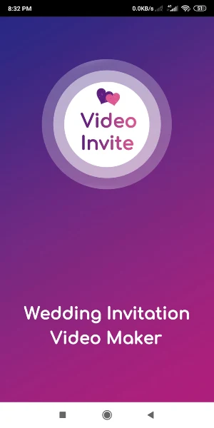 Video Invite - Wedding Invitation Video Maker Screenshot 1