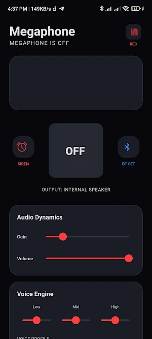 Megaphone: Mic to BT Speaker Screenshot 0