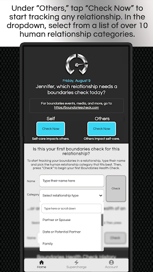 Boundaries Health Check Screenshot 1