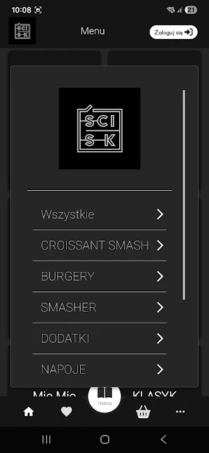 ŚCISK #szczereburgery Screenshot 2