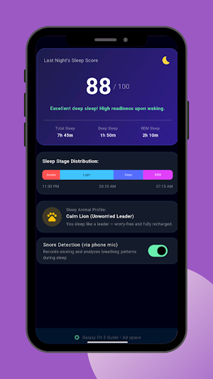 Galaxy fit 3 app guide Screenshot 2