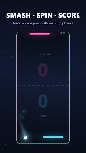 Neon PingPong: 2 Player Game Screenshot 1