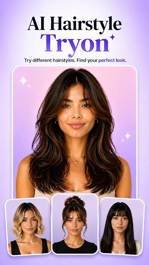 AI Hairstyle Try On: HairTry Screenshot 3