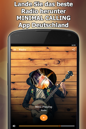 Radio MINIMAL CALLING Online Kostenlos Deutschland Screenshot 1