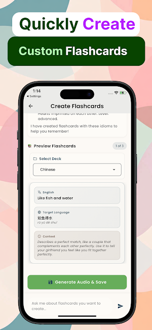LexiCard: Language Flashcards Screenshot 1