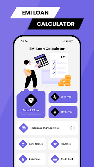 Aadhar EMI Loan Calculator Screenshot 2