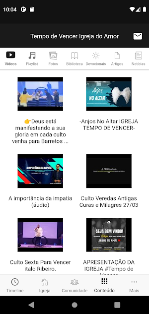 Tempo de Vencer Igreja do Amor Screenshot 3