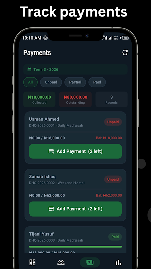 Darul Hijra Admin App Screenshot 2