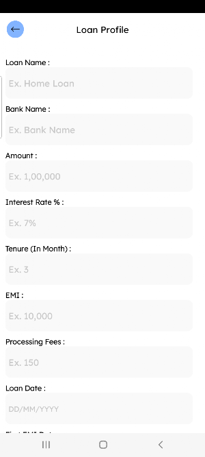 Aadhar Pe Loan EMI Calculator Screenshot 3