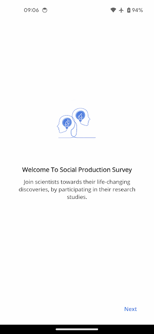 Social Production Survey Screenshot 1