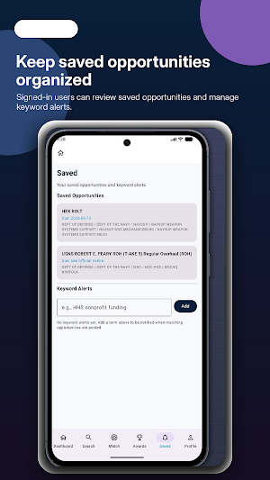 GovScope Grants & Contracts Screenshot 2