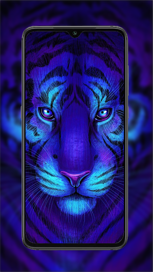 Neon Animal Wallpaper Screenshot 1