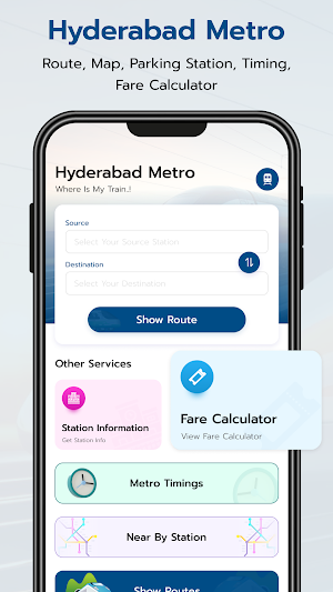 Hyderabad Metro - Fare, Routes Screenshot 0