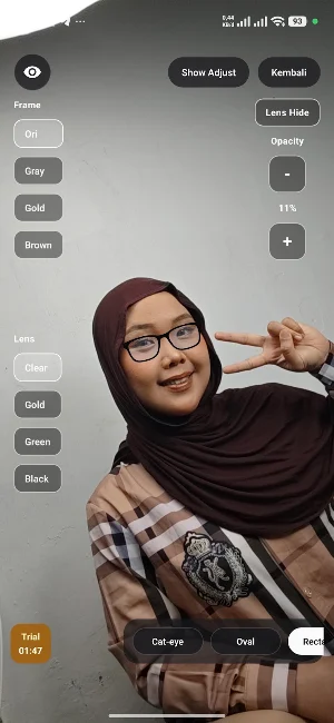 Try On Frame Glasses Screenshot 2