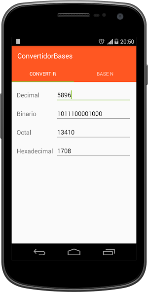 Base Converter Screenshot 0