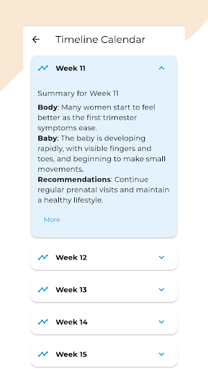 Baby To Pregnancy Tracker Screenshot 1