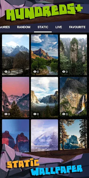 mountain background Screenshot 3
