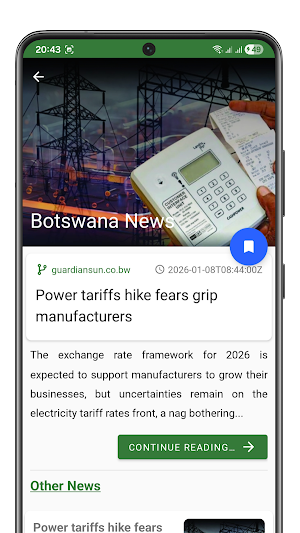 Botswana News Screenshot 0