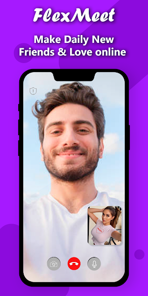 FlexMeet – Random Video Call Screenshot 1