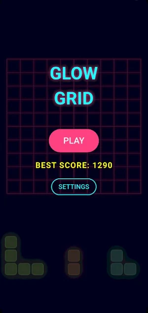 Block Puzzle: Glow Grid Screenshot 0