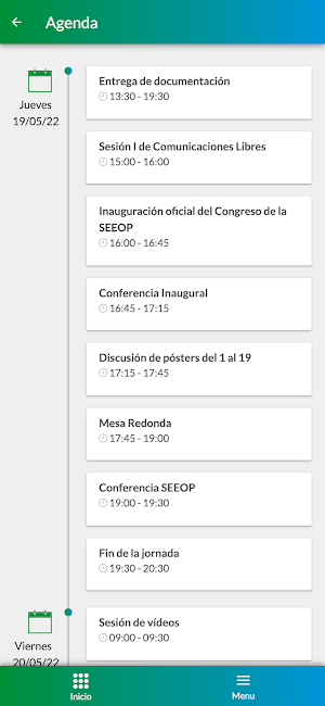 Congreso SEEOP Screenshot 2