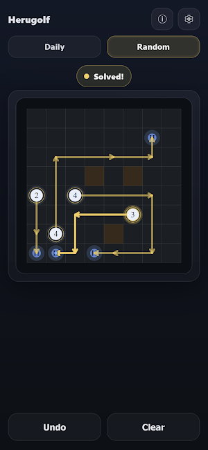 Herugolf - Golf Logic Puzzle Screenshot 2