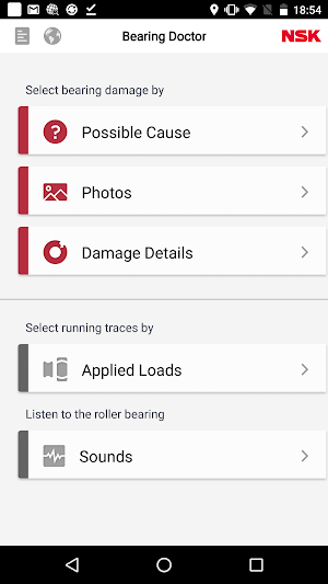 NSK Bearing Doctor Screenshot 1