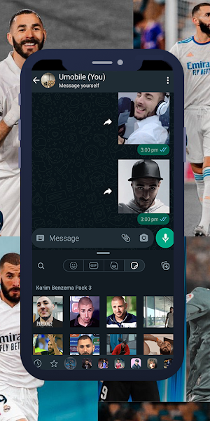 Benzema Animated WASticker Screenshot 0