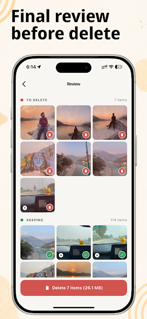 Swipe Clean Phone: Declutter Screenshot 3