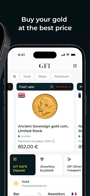 GFI – Gold & Precious Metals Screenshot 2