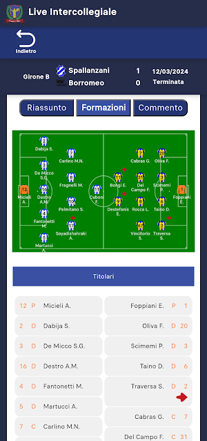 Live Intercollegiale Screenshot 2