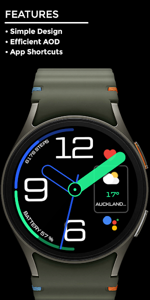 Night ver 51 - watch face Screenshot 1