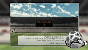 Goalie Challenge: Goalkeeper Screenshot 0