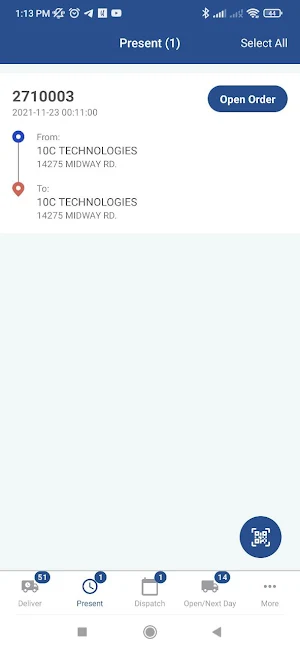 ArriveOnTimeDelivery Screenshot 1