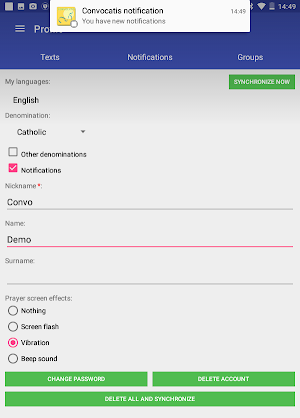 Convocatis Screenshot 1