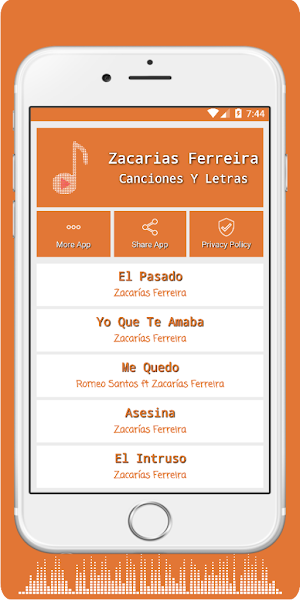 Zacarías Ferreira Musica Screenshot 0