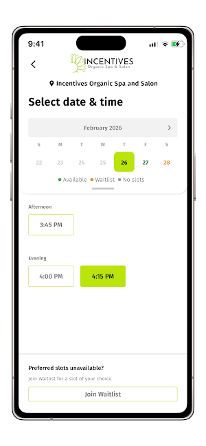 Incentives Organic Spa & Salon Screenshot 3